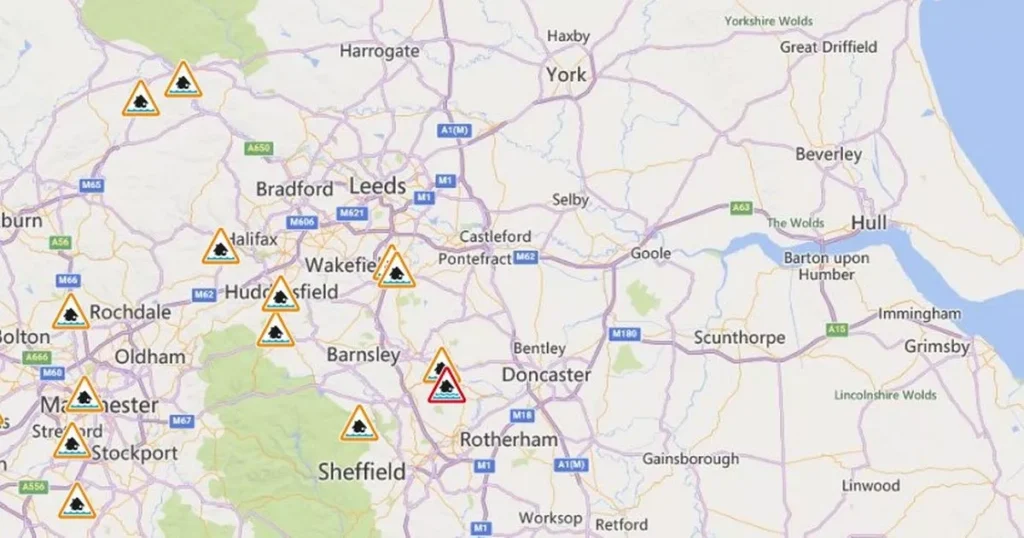 Flood Alerts Yorkshire